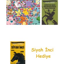 Ravensburger 100 Parça Pokemon Puzzle + Dünyanın Merkezine Yolculuk + Siyah Inci Hediye