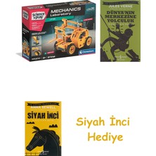 Clementoni Mekanik Laboratuvarı Lifter + Dünyanın Merkezine Yolculuk + Siyah Inci Hediye