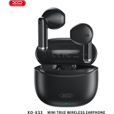 Xo X33 Mini Jade Crystals Bluetooth V5.3 Kulak İçi Kablosuz Kulaklık Siyah Uyumlu