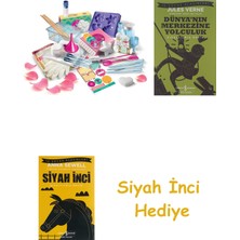 Clementoni Bilim ve Oyun - Parfüm Laboratuvarı Oyuncak + Dünyanın Merkezine Yolculuk + Siyah Inci Hediye