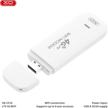 Xo 4G LTE Taşınabilir USB Wifi Modem ve Mobil İnternet Paylaştırıcı (CF19)