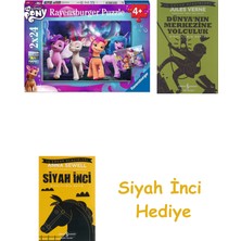 Ravensburger Ravensburger 2X24 Parçalı Puzzle My Little Pony + Dünyanın Merkezine Yolculuk + Siyah Inci Hediye