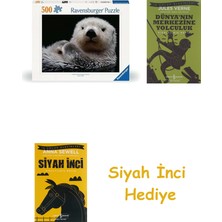 Ravensburger 500 Parçalı Puzzle Su Samuru + Dünyanın Merkezine Yolculuk + Siyah Inci Hediye