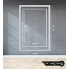 Süs Köşe Dekor Hazır Dekoratif Duvar Takım Iç-Dış Çerçevesi Polimer 180-120 cm / 160-100 cm / 4cm-2,5cm(Kalın-Ince)