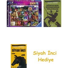 Ravensburger Fantastik Dünya 1000 Parçalı-Lisanslı 194179 + Dünyanın Merkezine Yolculuk + Siyah Inci Hediye