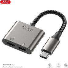 Xo NB-R257A 2 TYPE-C Girişli Audio Dönüştürücü Kablo Aparat