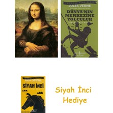 Ravensburger 1000P Puzzlezle Mona Lisa, Yapboz + Dünyanın Merkezine Yolculuk + Siyah Inci Hediye