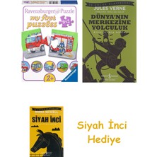 Ravensburger 9x2 Parça Yapboz Araçlar + Dünyanın Merkezine Yolculuk + Siyah Inci Hediye