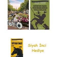 Ravensburger 1000P Puzzle Amsterdam, Yapboz + Dünyanın Merkezine Yolculuk + Siyah Inci Hediye