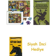 Ravensburger 1500 Parça Puzzle Ağaçlarda Alacakaranlık + Dünyanın Merkezine Yolculuk + Siyah Inci Hediye