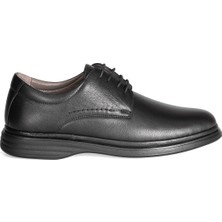 Solmaz Dimport 405 Siyah Hakiki Deri Erkek Ayakkabı