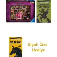 Ravensburger Villainous Captain Hook Yapboz, 1000 Parça + Dünyanın Merkezine Yolculuk + Siyah Inci Hediye