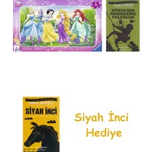 Ravensburger 15P Kçer Puz Wd Prensesler + Dünyanın Merkezine Yolculuk + Siyah Inci Hediye