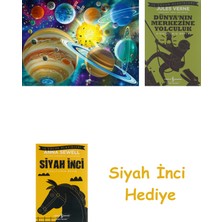 Ravensburger 150 Parça Puzzle Gezegenler + Dünyanın Merkezine Yolculuk + Siyah Inci Hediye