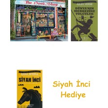 Ravensburger, 1000P Puzzle Kitapçı, Yetişkin Puzzle + Dünyanın Merkezine Yolculuk + Siyah Inci Hediye