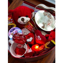 Genel Sevgililer Gününe Özel Ayıcıklı ve Kalpli Mega Set 14 Şubat’a Özel Dolu Dolu Hediye Kutusu Kişiye Özel