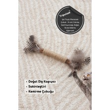 Normadia Ipli Tüylü Matatabi Çubuk, Doğal Kedi Naneli, 14 Cm, Eğlence ve Keyifli Anlar