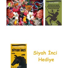Ravensburger 133093 300 Parçalı Puzzle Çiçekler + Dünyanın Merkezine Yolculuk + Siyah Inci Hediye