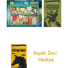 Ravensburger 1000 Parça Puzzle Şefin Dolabı + Dünyanın Merkezine Yolculuk + Siyah Inci Hediye