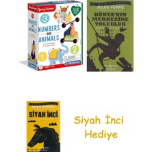 Clementoni Sayılar ve Hayvanlar 75048 + Dünyanın Merkezine Yolculuk + Siyah Inci Hediye