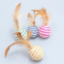 Normadia Tüylü Kedi Köpek Oyun Topu, Eğlence ve Aktiflik Için Mükemmel