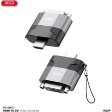 Xo 1080P Full HD Destekli HDMI to DVI Video Dönüştürücü Adaptör (GB013)