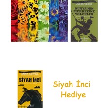 Ravensburger 164462 500 Parça Puzzle Çiçek Yansıma, Çok Renkli + Dünyanın Merkezine Yolculuk + Siyah Inci Hediye