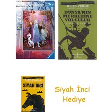 Ravensburger Puzzle 150 Parça Frozen 2 Fantastic Adventure Renkli 6+ + Dünyanın Merkezine Yolculuk + Siyah Inci Hediye