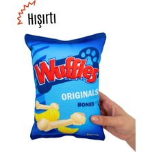 Normadia Peluş Cips Şeklinde Hışırtı Sesli Köpek Oyuncağı, Eğlenceli ve Sevimli Oyun Arkadaşı