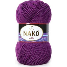 Nako Vals (5 Adet) 60 Mor Renk El Örgü Ipliği