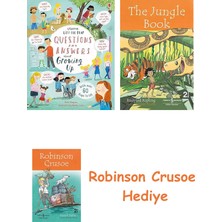 Bloomsbury Lift-The-Flap Nature + Robinson Crusoe + The Jungle Book Hediye