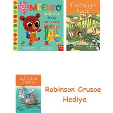 Bloomsbury Meekoo And The Little Nursery (Meekoo Series) + Robinson Crusoe + The Jungle Book Hediye