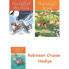 Bloomsbury The Call Of The Wild - Children’s Classic + Robinson Crusoe + The Jungle Book Hediye