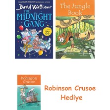 Bloomsbury The Midnight Gang + Robinson Crusoe + The Jungle Book Hediye