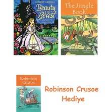 Bloomsbury Beauty & The Beast: A Pop-Up Book Of The Classic Fairy Tale + Robinson Crusoe + The Jungle Book Hediye