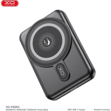 Xo PR264 10000MAH Magsafe Powerbank Standlı 20W Type-C Pd Hızlı Şarj Kablosuz Batarya
