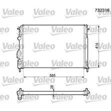 Valeo Radyatör Megane 1-Scenıc 1.4-1.6-1.8-2.0 165 Ac Mek 585X414.5X23 7700425842 7702258285 8200050512