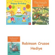 Bloomsbury Sing Along With Me! Happy Birthday + Robinson Crusoe + The Jungle Book Hediye