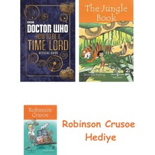 Bloomsbury Doctor Who: How To Be A Time Lord - The Official Guide + Robinson Crusoe + The Jungle Book Hediye