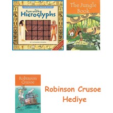 Bloomsbury Fun With Hieroglyphs + Robinson Crusoe + The Jungle Book Hediye