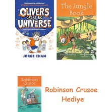 Bloomsbury Oliver's Great Big Universe: The Laugh-Out-Loud New Illustrated Series About School, Space And Everything In Between! (Volume 1) + Robinson Crusoe + The Jungle Book Hediye