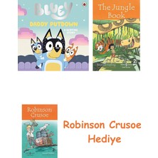 Bloomsbury Bluey: Daddy Putdown + Robinson Crusoe + The Jungle Book Hediye