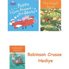 Bloomsbury Peppa Pig: Peppa Goes Around The World + Robinson Crusoe + The Jungle Book Hediye