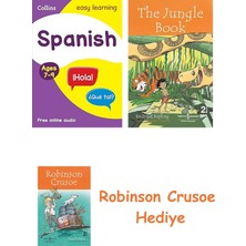 Bloomsbury Spanish Ages 7-9: Ideal For Home Learning + Robinson Crusoe + The Jungle Book Hediye