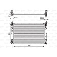 Valeo Radyatör Doblo 1.4-1.3 Dmtj 2010 Combo 1.3 Cdti 2012 Mekanik Ac /- 620X400X16 51812209 51938013 1300328 95510450