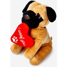 Normadia Yumuşak ve Sevimli Kahverengi Peluş Köpek Oyuncağı