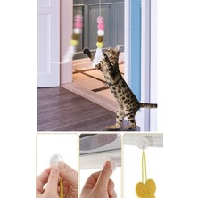 Normadia Renkli Elastik Kedi Oltası, Eğlenceli ve Güvenli Oyun Arkadaşı