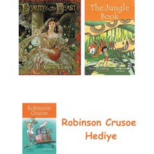 Bloomsbury Beauty And The Beast + Robinson Crusoe + The Jungle Book Hediye