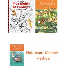 Bloomsbury Five Nights At Freddy's Official Coloring Book: An Afk Book The Perfect Stocking Stuffer! + Robinson Crusoe + The Jungle Book Hediye