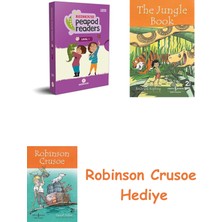 Bloomsbury Redhouse Peapod Readers Ingilizce Hikaye Seti 1 (Kutulu Ürün) + Robinson Crusoe + The Jungle Book Hediye